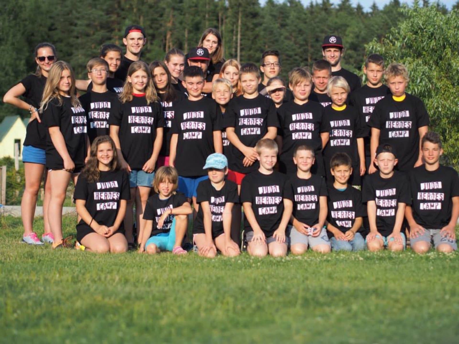 Skupinová fotka Judo Heroes 2015