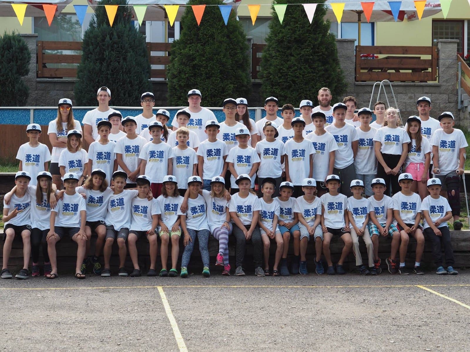 Skupinová fotka Judo Heroes 2017 turnus I