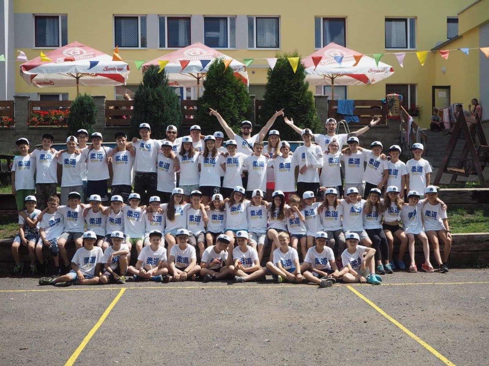 Skupinová fotka Judo Heroes 2017 turnus II