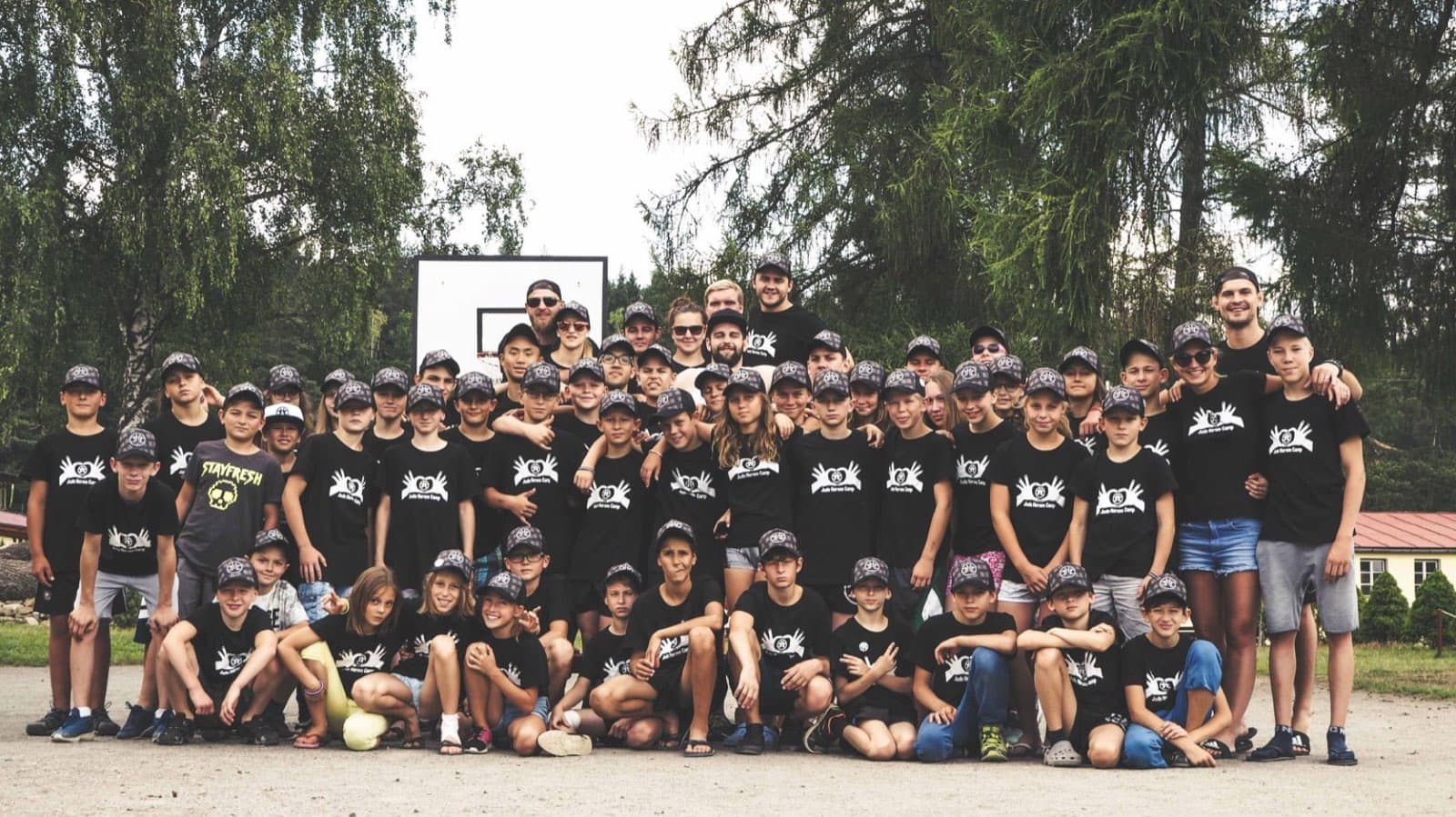 Skupinová fotka Judo Heroes 2018 turnus I