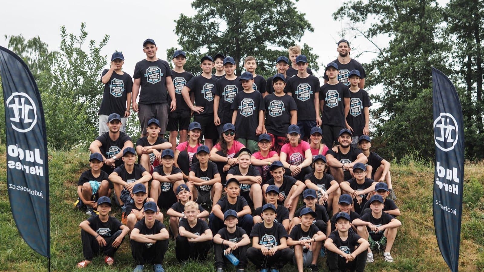 Skupinová fotka Judo Heroes 2019 turnus II