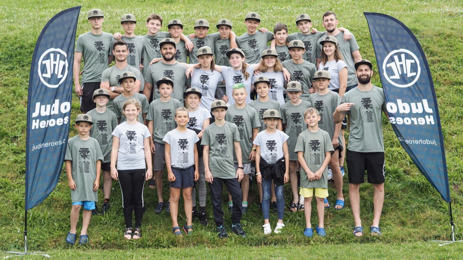 Skupinová fotka Judo Heroes 2020 turnus II