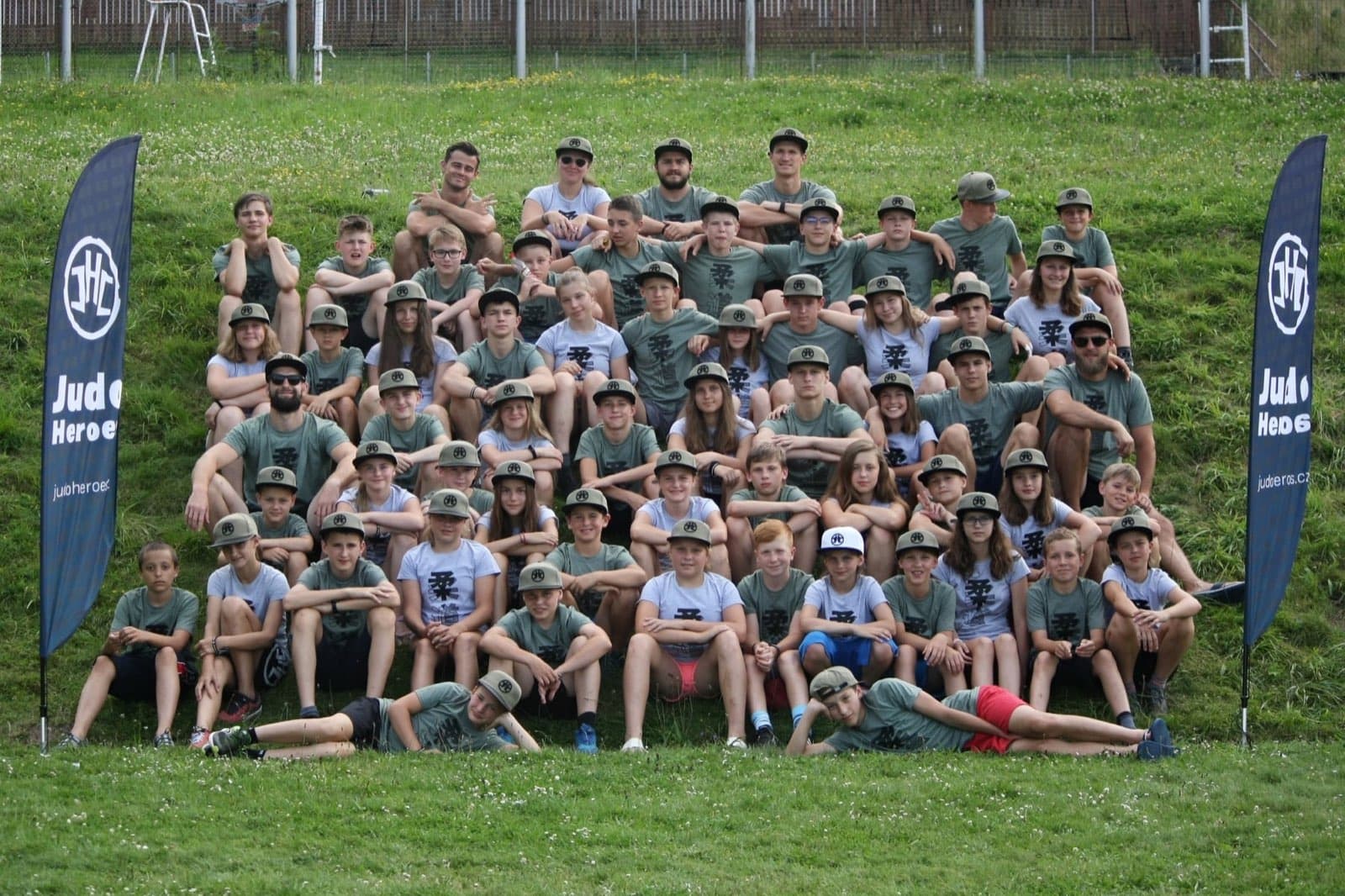 Skupinová fotka Judo Heroes 2020 turnus III