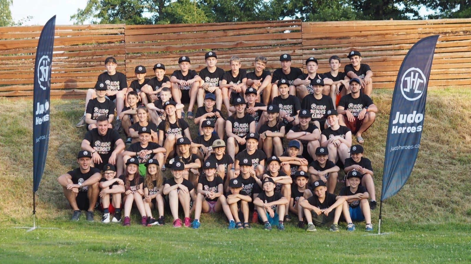 Skupinová fotka Judo Heroes 2021 turnus I