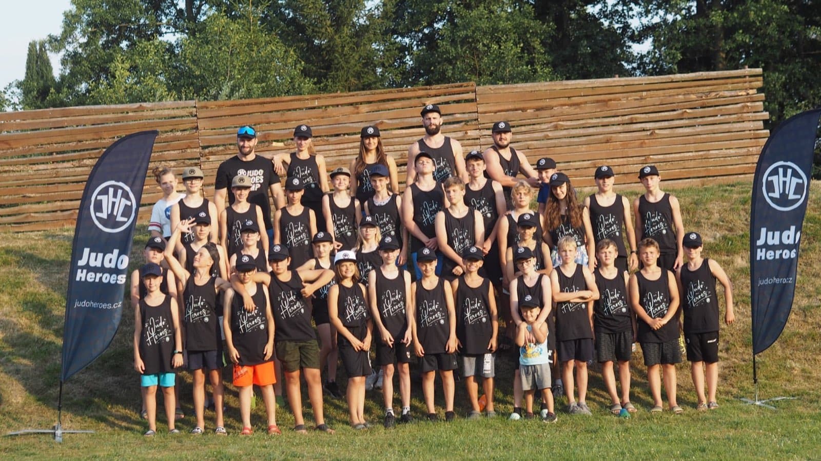 Skupinová fotka Judo Heroes 2022 turnus I