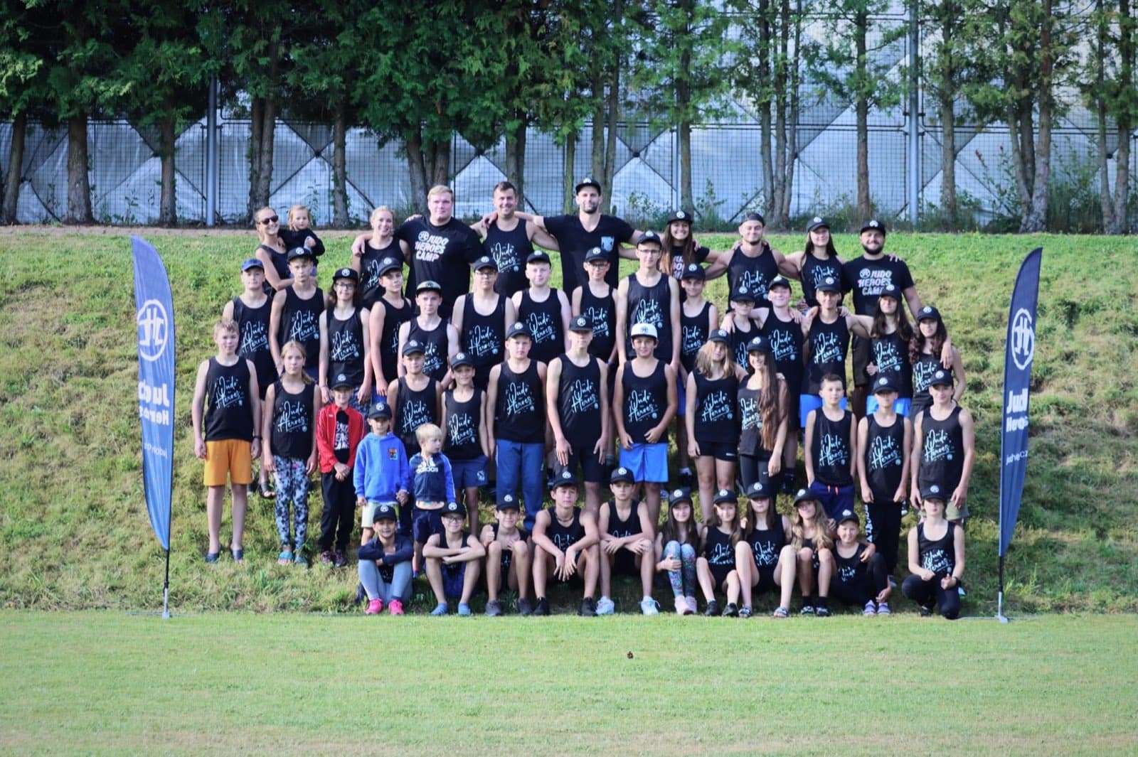 Skupinová fotka Judo Heroes 2022 turnus II