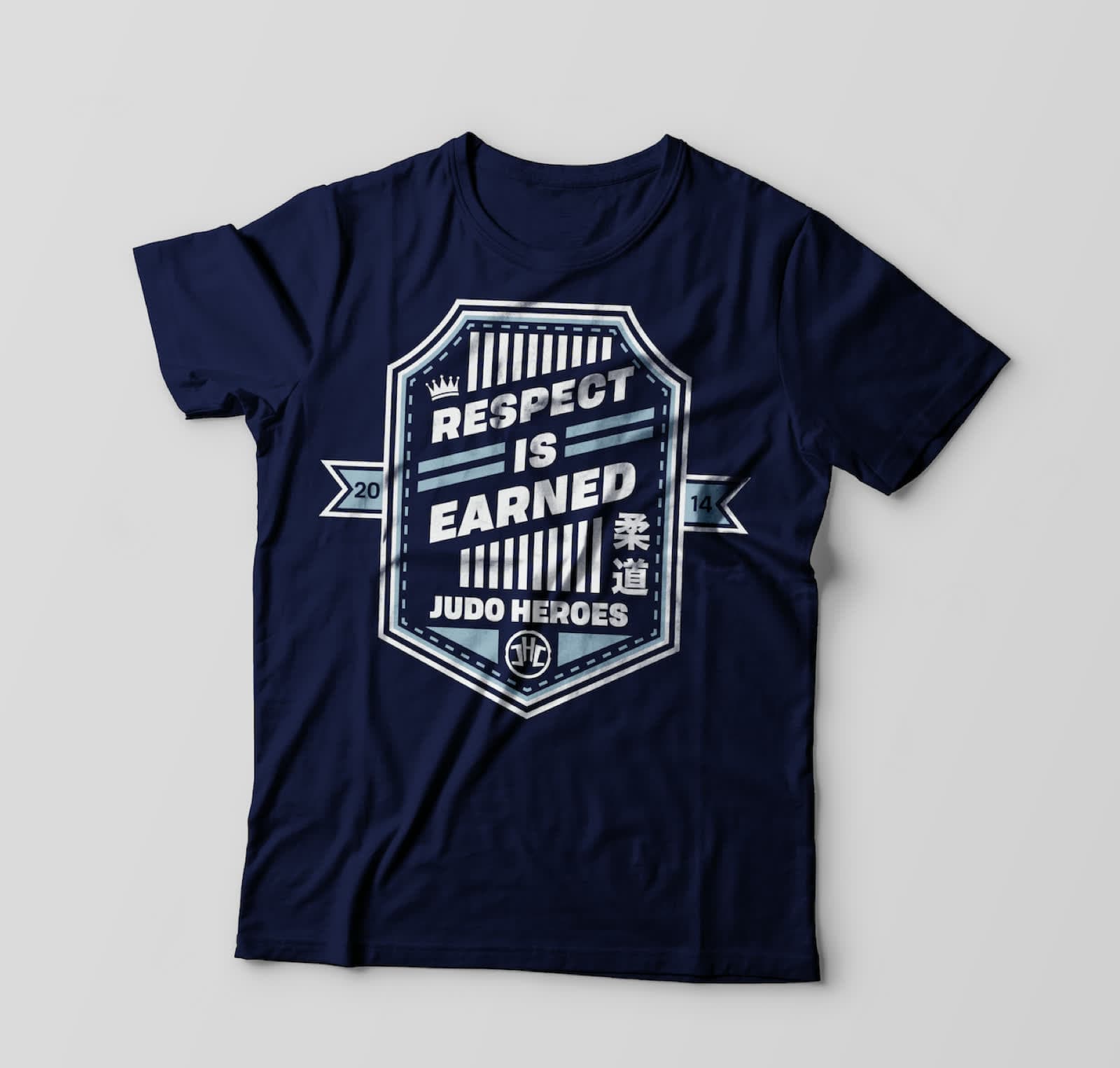 Mockup trička Judo Heroes 2019