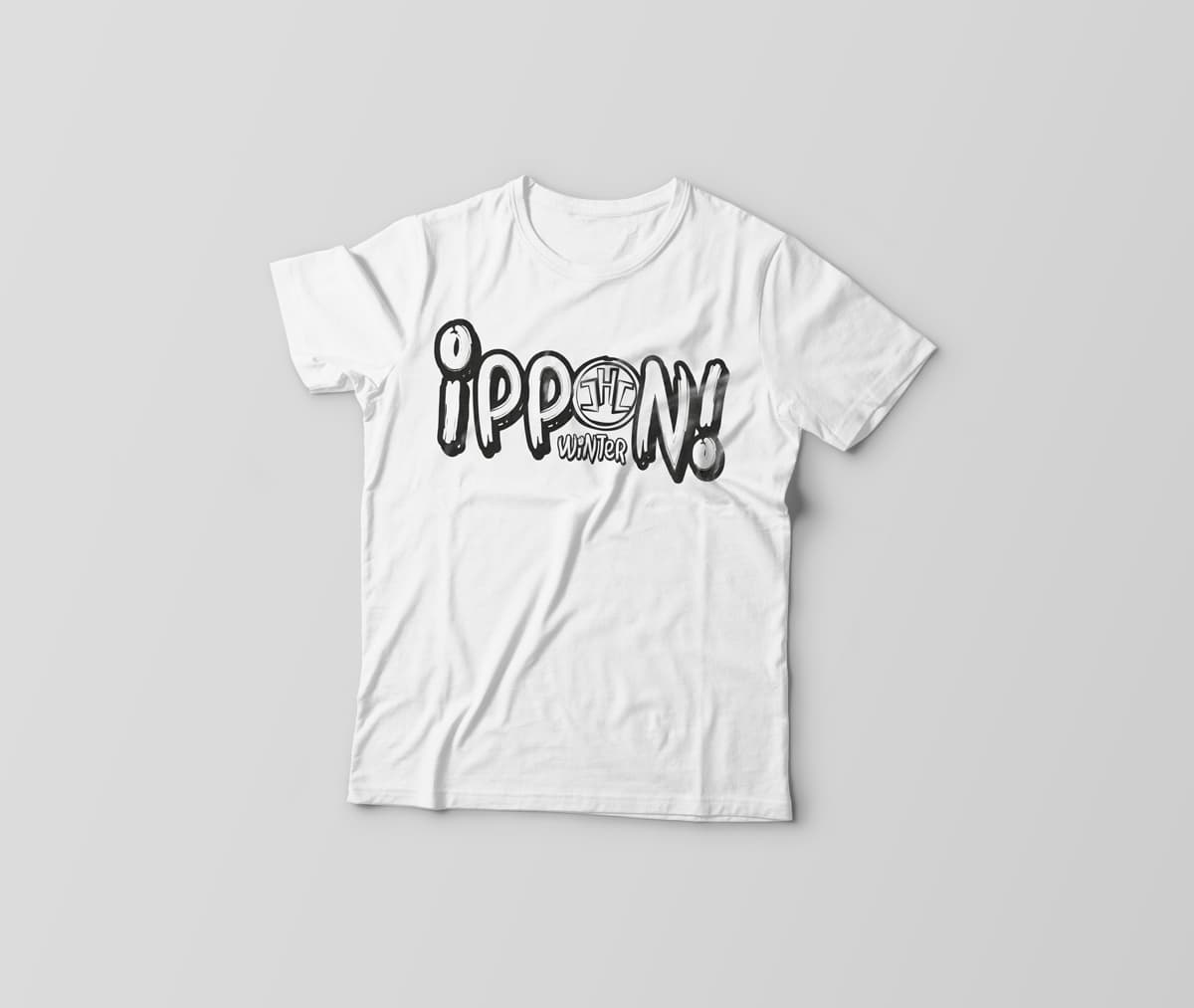 Winter mockup trička Judo Heroes 2020