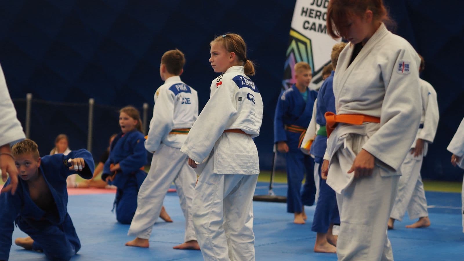 Děti na tatami