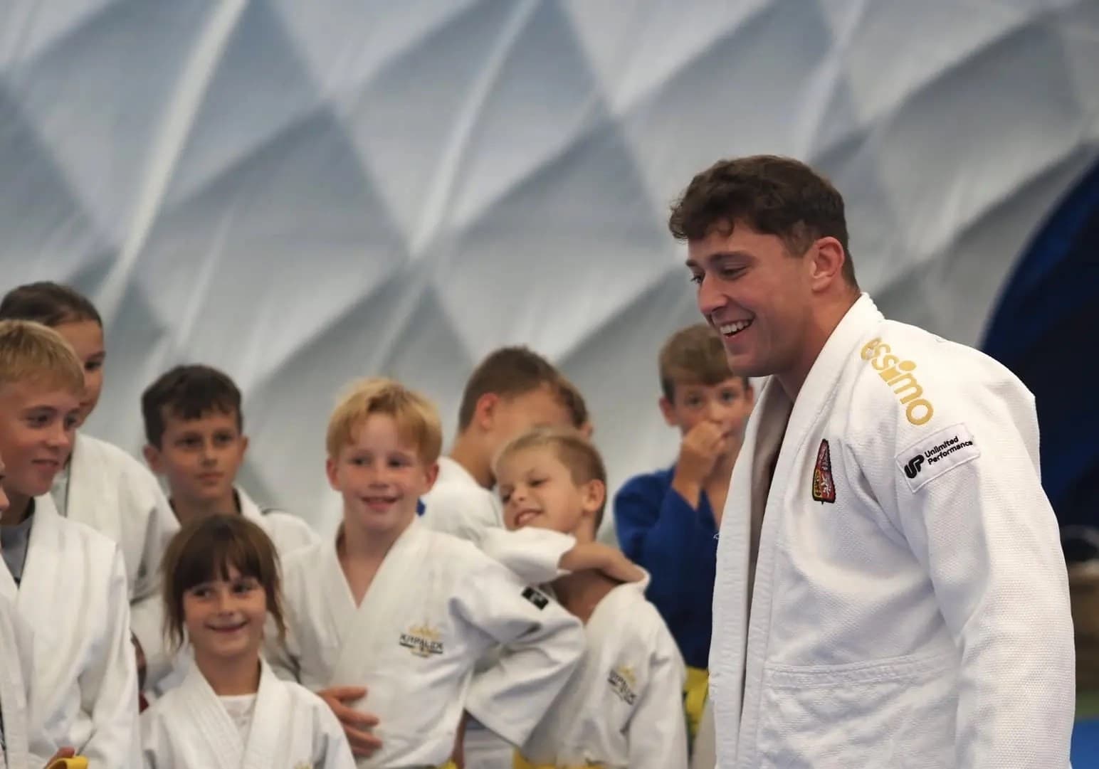 Hostující judoka s dětmi na JHC 2026